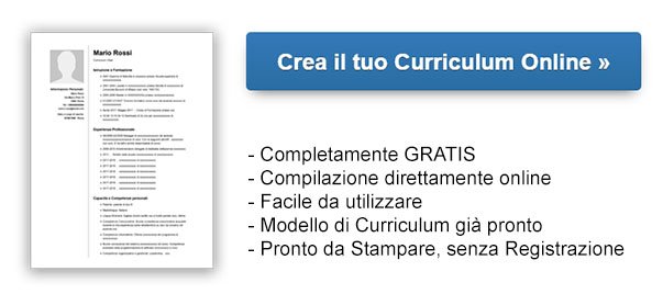 Inizia a Creare il CV